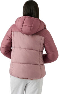 Reebok Dames Sherpa Reversible Puffer Jacket (Dusty Rose) Rosé - L