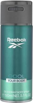 Reebok Deodorant Reebok Cool Your Body Deodorant Body Spray Men 150 ml