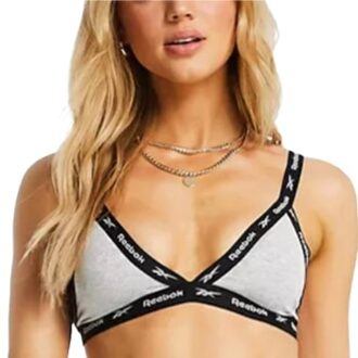 Reebok Dotty Triangle Bra Grijs - X-Small,Small,Medium,Large