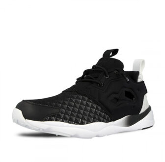 Reebok Furylite Sheer Lace-Up Zwart Synthetisch Damestrainers V62121 - maat