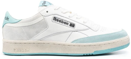 Reebok Heldere Blauwe Club C 85 Low-Top Sneakers Reebok , Blue , Heren - 41 Eu,38 1/2 Eu,40 EU