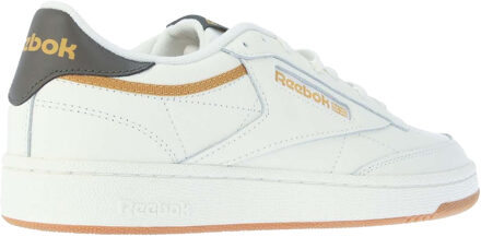 Reebok Heren Club C 85 Leren Trainers (Krijt) - maat EU 35 / UK 2.5 Gebroken wit