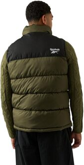 Reebok Heren Gewatteerd Gilet (Olijf) - XL