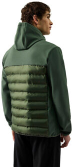 Reebok Heren Heywood Hybrid Jacket (Breakaway Groen) Donkergroen - L