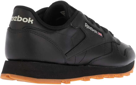 Reebok Heren Klassieke Leren Trainers (Zwart)