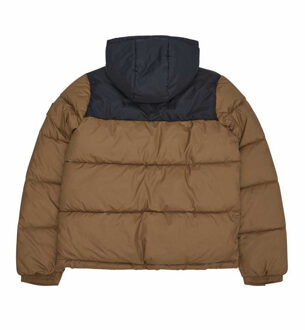 Reebok Heren RB1569 Gewatteerde Jas (Hout) - maat L Bruin