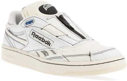Reebok Heren Reebok Club C 85 Pump Schoenen in Wit Zwart Zwart en zilver - EU 38.5 / UK 5.5