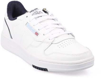 Reebok Heren Reebok Phase Court Sneakers in Wit Marineblauw - maat Blauw en wit