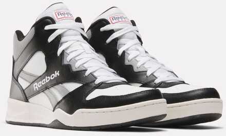 Reebok Heren Reebok Royal BB 4500 Sneakers in Wit Zwart Zwart en zilver - EU 38 / UK 5