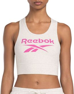 Reebok Identity Bralette Dames crème - roze - XL