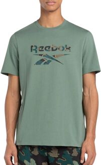 Reebok Identity Motion Shirt Heren groen - XL