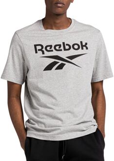 Reebok Identity Shirt Heren lichtgrijs - zwart - M