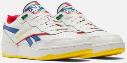 Reebok Jongens Reebok Juniors BB 4000 II Sneakers in Wit Blauw - maat