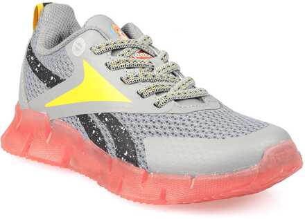 Reebok Jongens Reebok Juniors Zig N' Glow Elastische Sneakers in Grijs - maat EU 35 / UK 2.5