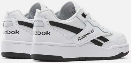 Reebok Juniors BB 4000 II Trainers voor jongens in Wit Zwart - maat EU 32 / UK 13 Zwart en zilver