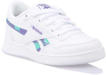 Reebok Juniors Court Advance meisjestrainers in Witgroen - EU 29 / UK 11