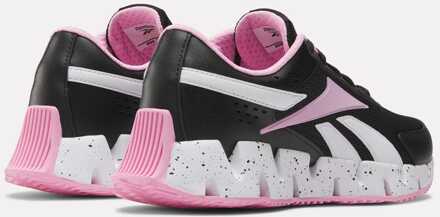 Reebok Juniors Zig Dynamica 2.0 zwartroze meisjestrainers