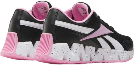 Reebok Kinderen/Dynamica 2.0 Zig Zag Trainers (Zwart/roze) - maat EU 37.5 / UK 4.5