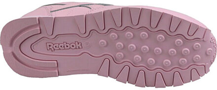Reebok Kinderen/kinderen classic metallic leren trainers - maat 37 Roze