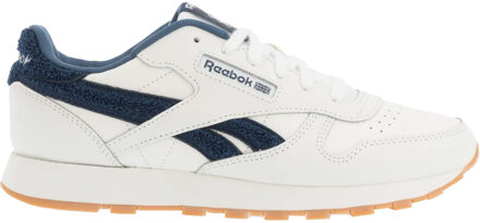 Reebok Klassieke leren kinderschoenen (Wit/blauw)