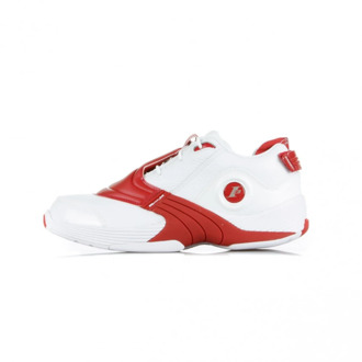 Reebok Lage Schoen, Answer V White/Power Red Sneaker Reebok , White , Heren - 45 1/2 Eu,40 EU