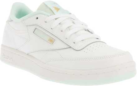Reebok Meisjes Reebok Juniors Club C Trainers in Wit - maat