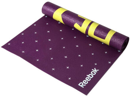 Reebok Omkeerbare logo-yogamat Paars - One size