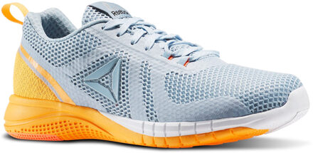 Reebok Print Run 2 Lace-Up Grijs Synthetisch Dames Hardlooptrainers BD4545 - EU 36.5 / UK 3.5