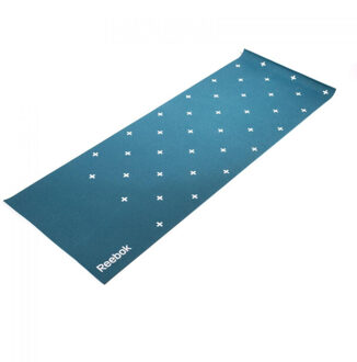 Reebok Rayg logo yogamat Blauw - One size