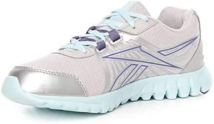 Reebok Sublite Speed JR Lace-Up Grijs Synthetisch Kinder Sportschoenen V63206