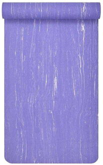 Reebok Tpe houtnerf effect yoga mat Paars - One size