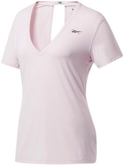 Reebok TS AC Atheltic T-shirt Dames roze - XS