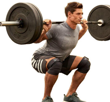 Reebok Versterkte kniebandage Zwart - One size