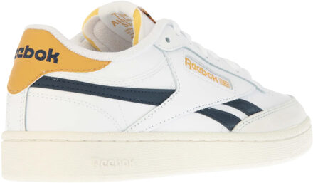 Reebok Volwassen Club C Revenge Leren Sportschoenen voor volwassenen (Wit, Marine) - maat