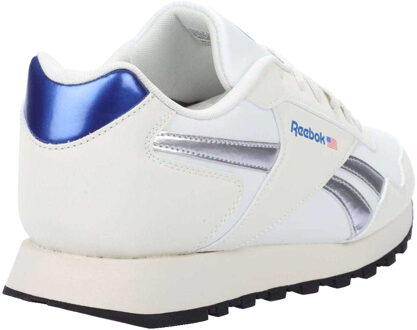 Reebok Volwassen uniseks Glide Suède Trainers (Wit/zilver) - maat