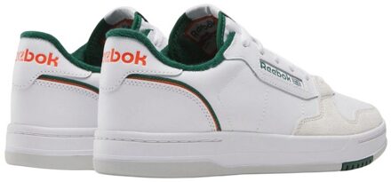 Reebok Volwassen uniseks Phase Court Suède Trainers (Wit, Groen) - maat