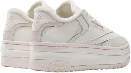 Reebok Volwassen X Barbie Club C Leren Trainers (Wit/Roze) - EU 41 / UK 7.5