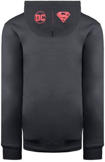 Reebok x DC Superman Heren Donker Grafiet Hoodie - maat L Donkergrijs