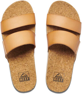 Reef Cushion Bounce Vista Hi plateau slippers lichtbruin - 37.5