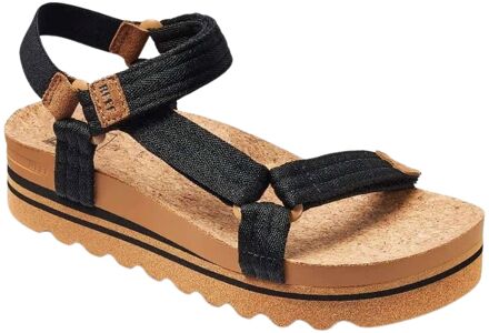 Reef Cushion Rem Hi Sandalen Dames zwart - bruin - 41
