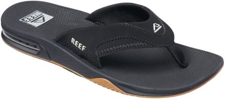 Reef Fanning Heren Slippers - Black/Silver - Maat 40