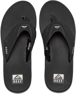 Reef Fanning Heren Slippers - Black/Silver - Maat 44