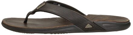 Reef J-Bay III leren teenslippers donkerbruin - 41/42