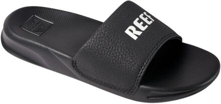 Reef Kids One Slide Badslippers Junior zwart - wit - 32