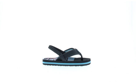 Reef Little Ahi slippers jongens Zwart dessin - 23