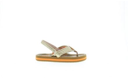 Reef Little Ahi Slippers Junior bruin - oranje - 21