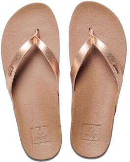 Reef Slippers Cushion Court RF0A3FDSRGL Rosé / Goud maat Roze