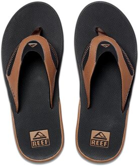 Reef Slippers Fanning CI8102 Zwart / Bruin maat
