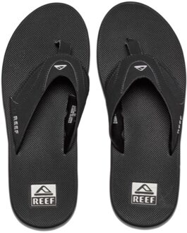 Reef Slippers Fanning RF002026BLS Zwart / Zilver maat