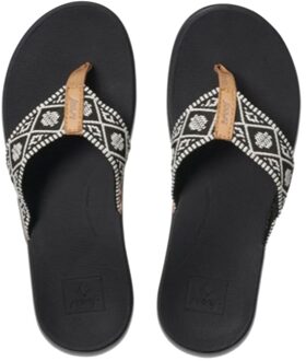 Reef Slippers Ortho Woven RF0A3VDNBLW Zwart / Wit maat